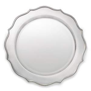 Platos de Presentación Redondos de Diseño Plateados, Ecológicos y de Alta Calidad para Bodas y Otras Ocasiones - Product Image 5