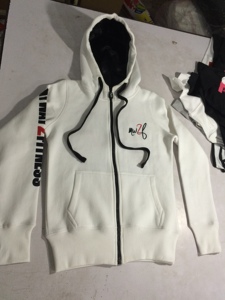 Sweat à capuche personnalisé pour homme en coton épais, brodé, effet délavé et vieilli, idéal pour l'hiver - Product Image 1