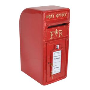 Antique Post <b>Box</b> For Garden Weatherproof Heavy Duty Metal Mailbox <b>With</b> <b>Lock</b> Handicrafts Custom Letter <b>Box</b> Event Supplies Wedding - Product Image 6