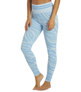 Leggings de sport doux pour femmes, taille haute, séchage rapide, décontractés, pour l'entraînement et le yoga, avec imprimé et taille élastique - Product Image 5