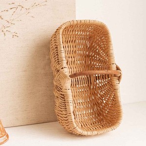 Handmade Rattan Picnic Basket with Handle Camping <b>Storage</b> <b>Hamper</b> Baskets for Outdoor Going Wholesale From Factory - Product Image 3
