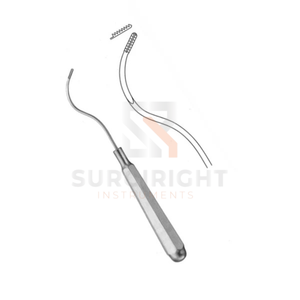 Râpe à cartilage Kistler Antihelix droite en acier inoxydable pour otoplastie par SurgiRight - Product Image 2