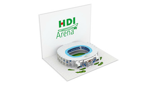 Tarjeta de Felicitación Pop-Up 3D HDI Arena, Impresión Digital, Papel con Barnizado Mate, Tarjeta de Regalo - Product Image 5