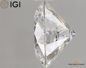 Diamant de laboratoire CVD de forme ronde, 7,41 mm, couleur F, pureté VVS1, avec certificat IGI, 1,50 carat, pour pendentif de bijoux de créateur - Product Image 5