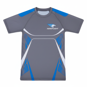 Custom BJJ Rashguards Sublimated MMA Grappling Compression Shirt Short Sleeve <b>Surf</b> Logo Design Your Own Jersey Meeroos - Product Image 1