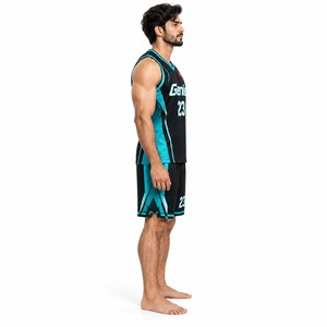 Vêtements de sport respirants pour clubs sportifs unisexes pour jeunes avec service OEM, ensemble uniforme de basketball, design personnalisé, maillot et short d'équipe - Product Image 3