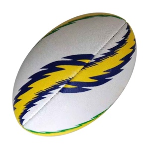 Ballon de rugby sur mesure de qualité supérieure, durable, taille 6, fabriqué à la main, pour l'entraînement et les matchs, robuste, pour le sport - Product Image 1