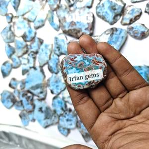 ลาริมาร์คุณภาพสูงแบบแผ่น ราคาขายส่ง จำนวนมาก สำหรับทำเครื่องประดับ หินลาริมาร์รูปทรงผสม จำนวนมาก IRFAN GEMS คริสตัลลาริมาร์ - Product Image 4