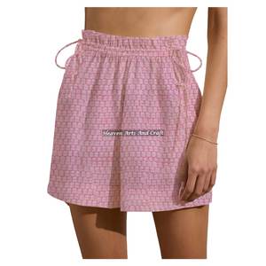 Nouveauté été : Short de plage décontracté pour femme à séchage rapide, imprimé à la main, avec cordon de serrage, idéal pour le sport et les week-ends - Product Image 5