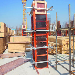 Coffrage à cadre en acier et aluminium bon marché Coffrage modulaire à panneaux en béton pour la construction de murs à colonnes - Product Image 1