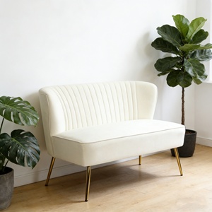 Divano a Due Posti Comodo per Soggiorno, Stile Moderno, Morbido, Poltrona Araba a Due Posti per 2 Persone - Product Image 1