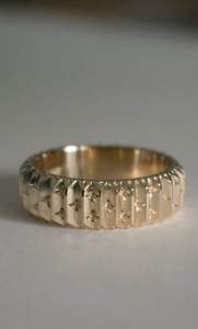 Anillo Grueso de Plata de Ley 925 Chapado en Oro de 18K con Corte Ovalado, Banda Geométrica Fina para Bodas y Fiestas para Damas - Product Image 2