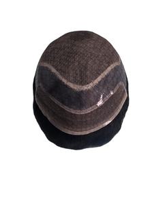 วิกผมแท้ Taz Hair BD แบบติดด้านหน้าสำหรับผู้ชาย ผมแท้แบบอินเดีย ทรงวอเตอร์เวฟ พร้อมแผ่นปิดกลางศีรษะ - Product Image 4