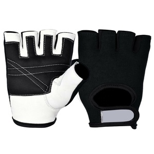 NOUVEAU Gants de musculation et cyclisme demi-doigts avec support de poignet, personnalisables, unisexes, en cuir, séchage rapide, pour fitness et gym - Product Image 1