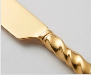 Stylish Knife With Round Designer Handle Elegant Cutting <b>Tool</b> For Kitchen Dining Table Wedding Cake And Serving Party Use - Product Image 2