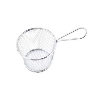 Cesta para Empanizar de Acero Inoxidable de Tamaño Personalizado, Disponible para Necesidades Comerciales de Fritura y Procesamiento de Alimentos - Product Image 1