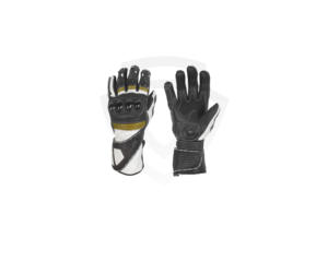 Gants de moto en cuir personnalisés pour l'hiver, à doigts entiers, pour la course, compatibles écran tactile, antidérapants, imperméables, respirants, avec protection des articulations - Product Image 3