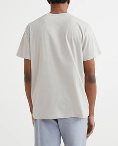T-shirts pour hommes de haute qualité avec impression personnalisée en relief, t-shirts vierges épais et surdimensionnés, t-shirts courts unis 100% coton pour hommes - Product Image 3