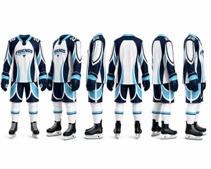 Nuevo Uniforme de Hockey sobre Hielo Personalizado 100% Poliéster para Equipo y Ropa Deportiva de Color Sólido de Alta Calidad Sublimada - Product Image 5