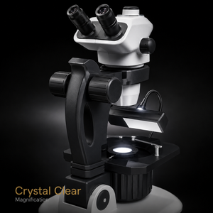 Microscope binoculaire gemmologique |   Caméra 2K avec éclairage LED, écran LCD, mise au point manuelle, automatique, IP53, équipement de laboratoire, outils UV OEM - Product Image 4