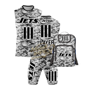 Conjunto de Sudadera con Capucha y Pantalones Cortos FQ Custom Ice Creamm Drip Outdoors, Camisetas de Entrenamiento de Manga Corta, Uniformes de Fútbol Americano para Niños - Product Image 1