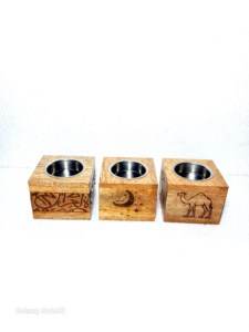Brûleur d'encens en bois de manguier fait main, brûleur de Bakhoor en bois, Mubkhar en bois avec incrustation florale, diffuseur aromatique, utilisation toute saison - Product Image 6