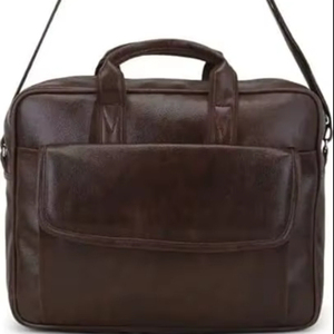 Sac messager en cuir véritable, prix abordable, élégant, sac à bandoulière pour homme avec compartiment pour ordinateur portable, pour usage professionnel - Product Image 1
