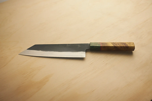 LEGACY BLADES Hand Forged Carbon Steel Chef <b>Knife</b> Wood Handle Modern High-Polish Finish 6-7.9in Blade Ambidextrous <b>Kitchen</b> <b>Knife</b> - Product Image 5