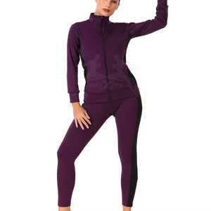 Classic Fit Sports <b>Tracksuit</b> For Outdoor Activities Lightweight Sports <b>Tracksuit</b> With Smooth Zipper Closure - Product Image 1
