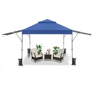 Tenda a Baldacchino Pop-up da Esterno 3 x 5,3 m con Doppie Tettoie Laterali - Product Image 4