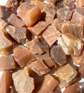 Meilleure vente de cristal naturel or rose pierre de lune pierre de soleil pierre brute en gros sculptée pierre de guérison Reiki amour brut dégringolé - Product Image 2