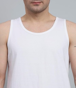 Summer Men's Sports Gym Ribbed Sleeveless Vest Men Thick Thread Tank Top - Product Image 4