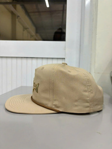 Casquette Snapback Unisexe Kaki à 6 Panneaux avec Logo Brodé 2D Go Fishing, Visière Plate Décontractée et Motif Poisson, avec Cordon - Product Image 2