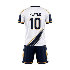 Conjunto de Uniforme de Fútbol Personalizado Premium para Hombres y Jóvenes, Tela Transpirable de Secado Rápido, Camiseta y Pantalones Cortos para Entrenamiento y Partido - Product Image 3