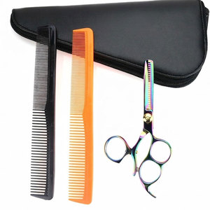 Premium Thinning Scissors for Right Handed Professionals <b>Titanium</b> Coated Salon Quality Shears for Precision Styling - Product Image 1