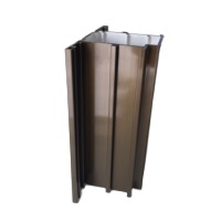 โปรไฟล์อลูมิเนียมสีน้ำตาลบรอนซ์ใช้สำหรับประตูและหน้าต่าง - Product Image 2