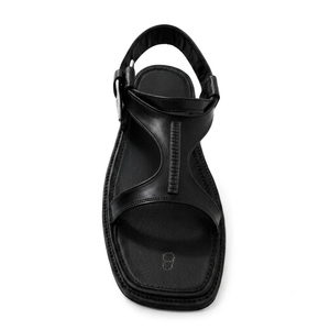 Peshawari Chappal T-Strap Genuine Leather Peep Toe Handmade Lightweight Sandals Open Toe Cushioned Rubber Outsole All Seasons - Product Image 4