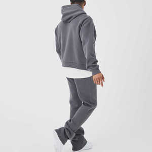 High Quality Custom Men's <b>Printed</b> <b>Hoodie</b> Jogger Set Sports 2025 Tracksuit Heavyweight Cotton Oversized Hooded Sweatsuit for Men - Product Image 4