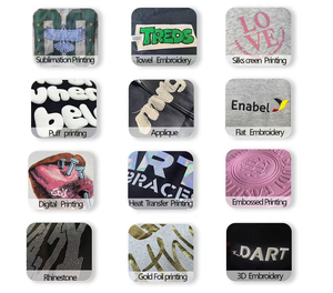 เสื้อฮู้ดดี้โอเวอร์ไซส์ HD3504 ผ้าเฟรนช์เทอร์รี่คุณภาพสูง ทรงครอป ยูนิเซ็กส์ สำหรับผู้ชาย พิมพ์ลาย ปักลาย คุณภาพสูง - Product Image 2