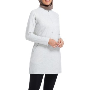 2026 Modest Islamic Women's Sportswear Solid Casual <b>Sweatshirt</b> Outdoor Activities Sports Plus Size Four-Way Stretch Two-piece - Product Image 6