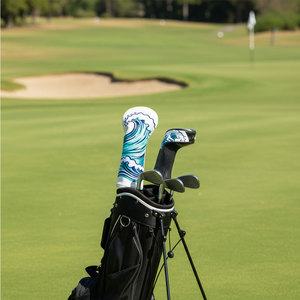 Fabrication professionnelle de housses de tête de club de golf en tissu haut de gamme, design personnalisé avec service OEM et faible quantité minimale de commande. - Product Image 6