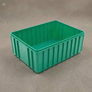 OEM Custom PP Plastic Eco-Friendly Solid Component Organizer <b>Stackable</b> Storage <b>Crate</b> - Product Image 1