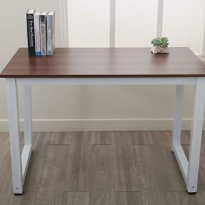 Scrivania in Legno PC Marrone da 110cm RT Decent, Alta Resistenza, per Ufficio, Hotel, Ospedale o Camera da Letto, Adatta anche come Tavolo per Laptop - Product Image 3