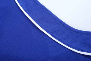 Mens Baseball Jersey Blue Button Full Sleeve Breathable Quick Dry Sports Uniform Custom Team Wear Front Adjustable Strap - Product Image 5