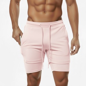 Lightweight Men's Running <b>Shorts</b> with <b>Compression</b> Under-Layer Anti-Chafe Sports <b>Shorts</b> for Training - Product Image 1