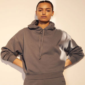 Hoodies personnalisés en gros pour femmes, à manches longues, coupe oversize, anti-boulochage, respirants, pour femme, personnalisables OEM, respirants - Product Image 4