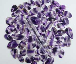 2024 haute qualité naturel améthyste Fluorite pierres précieuses en vrac Cabochon incroyable guérison pierres précieuses Offre Spéciale naturel Cabochon Jaipur - Product Image 2