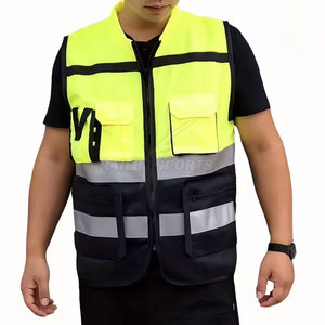 Gilet de sécurité professionnel certifié CE, haute visibilité, réfléchissant, imprimé UV, respirant, séchage rapide, vêtements de travail pour la construction - Product Image 3