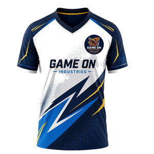 เสื้อฟุตบอลผู้ชายดีไซน์ใหม่ วัสดุโพลีเอสเตอร์ 100% ราคาดีที่สุด ใหม่ล่าสุด ป้องกันรอยยับ ผลิตอย่างดีเยี่ยม - Product Image 3