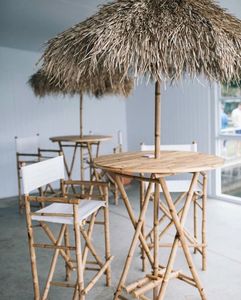 Sombrilla de Bambú Tiki con Techo de Paja, Parasol para Patio Exterior, Sombra Natural para Playa, Resort, Hotel, Venta al por Mayor - Product Image 3